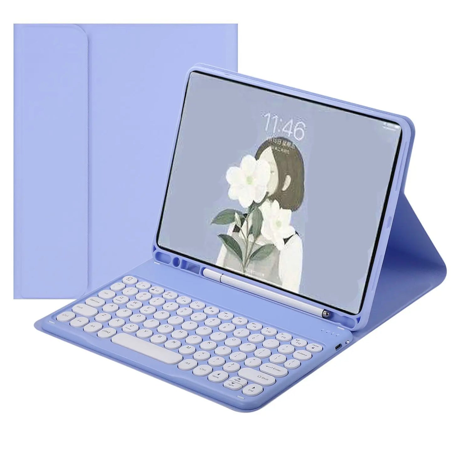 Wireless Touchpad Keyboard for iPad Air 5 4 10.9 7th 8th 9th 10.2 3 10.5 Stand Cover Case iPad Pro 11 Mini 6-Tablet Covers Cases