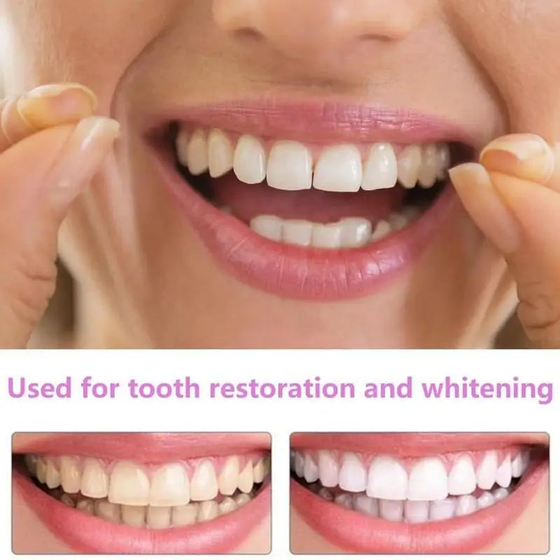 1 Pair Snap on Teeth Veneers Dentures for Men and Women Cover Fake Tooth Instant Confidence Smile Temporary Teeth Hygiene Tools