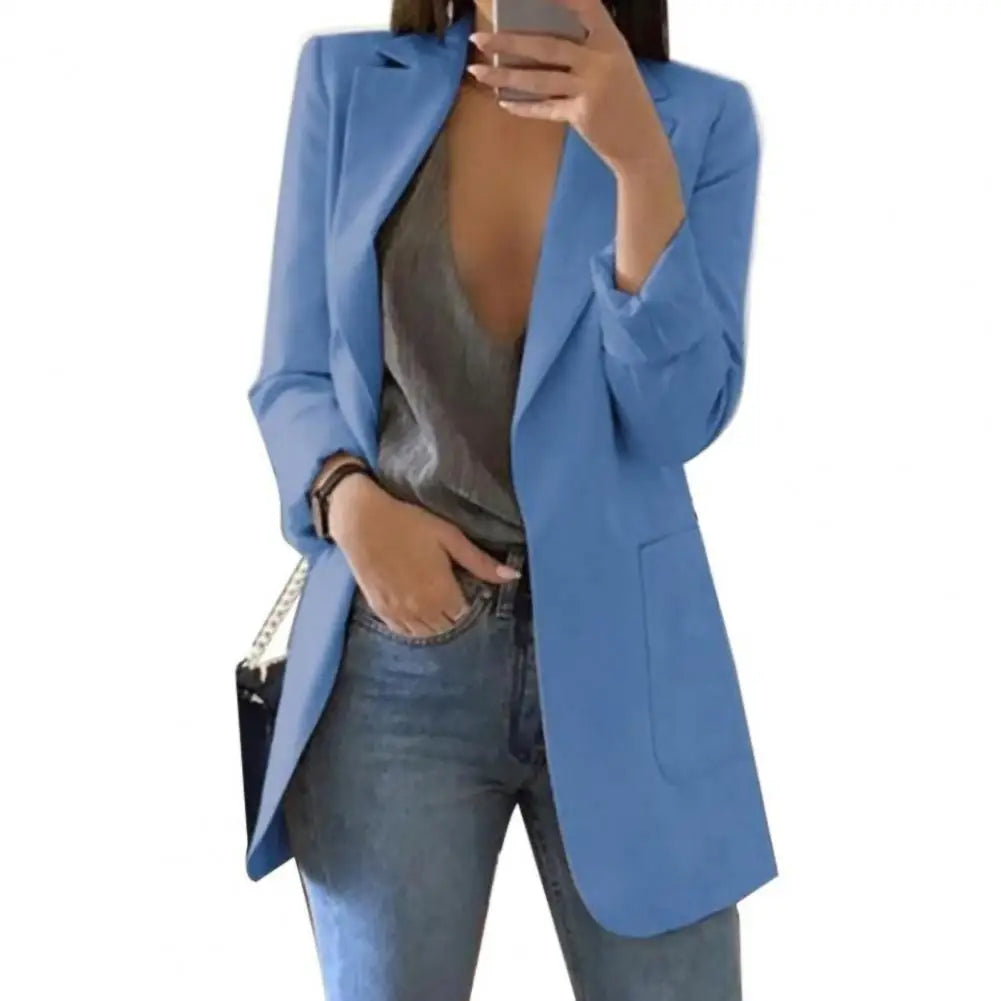 European And American Women Fashion Casual Suit Slim Fit Cardigan Oversized Women s Suit Coat 2023 Ladies Jacket Blazer