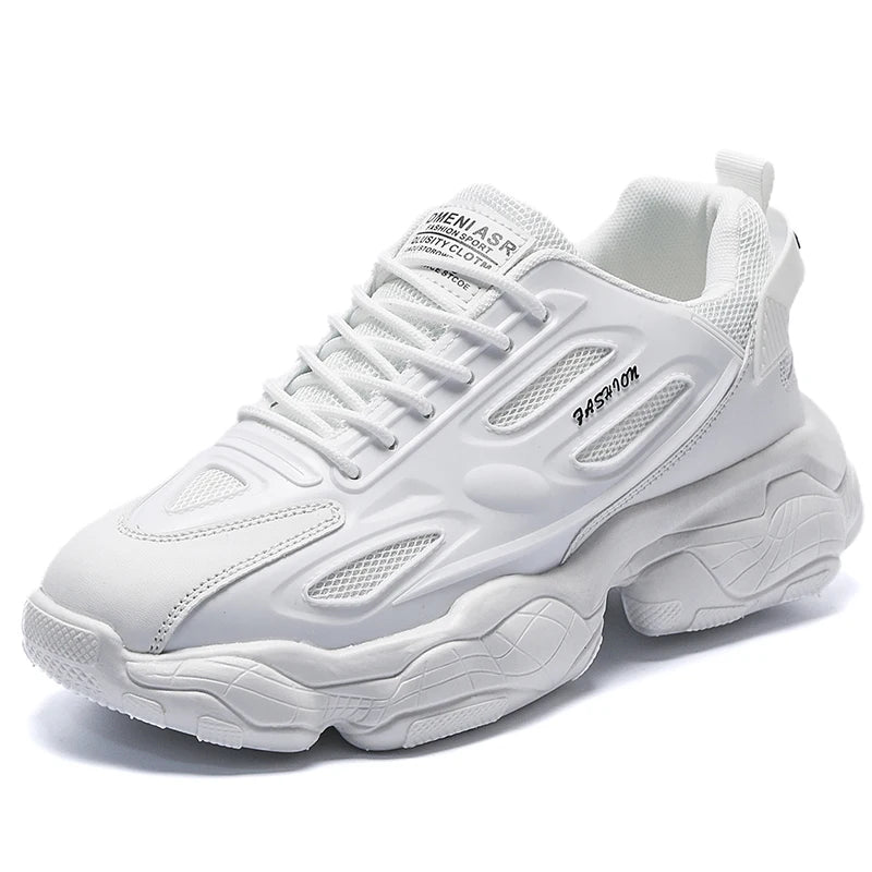 Chunky Sneakers Fashion Men Shoes Brand White Male Casual Shoes Autumn Platform Vulcanized Shoes Zapato Para Hombre
