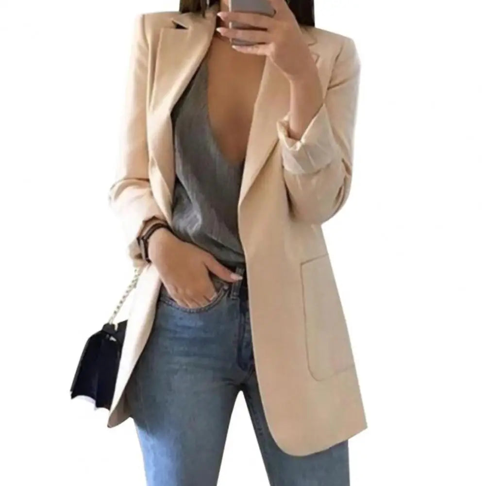 European And American Women Fashion Casual Suit Slim Fit Cardigan Oversized Women s Suit Coat 2023 Ladies Jacket Blazer