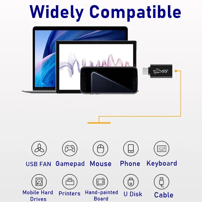 Adaptador Tongdaytech Universal tipo C macho a Micro USB hembra USB C OTG compatible con Adaptador de sincronización de datos pa