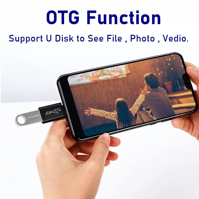 Adaptador Tongdaytech Universal tipo C macho a Micro USB hembra USB C OTG compatible con Adaptador de sincronización de datos pa