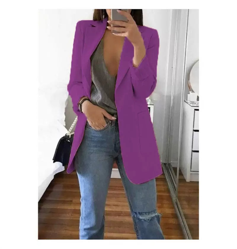 New Ladies Blazers Fashion Jacket Suit Office Blazers Outwear Female