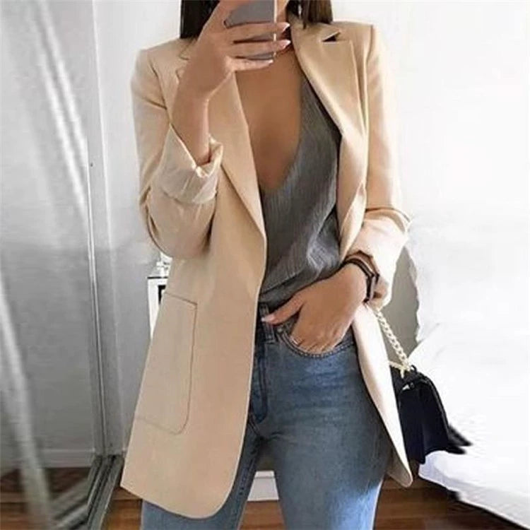 New Ladies Blazers Fashion Jacket Suit Office Blazers Outwear Female