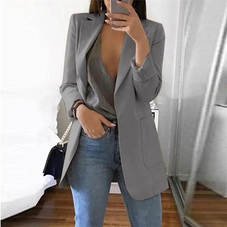 New Ladies Blazers Fashion Jacket Suit Office Blazers Outwear Female