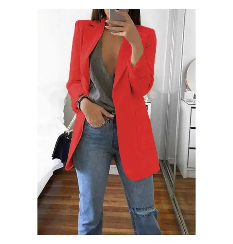 New Ladies Blazers Fashion Jacket Suit Office Blazers Outwear Female