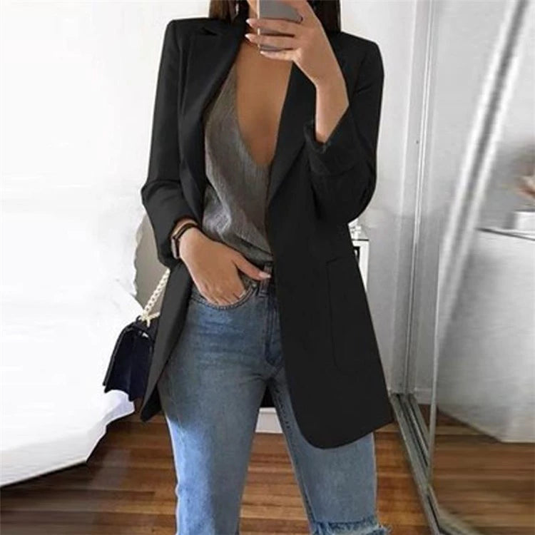 New Ladies Blazers Fashion Jacket Suit Office Blazers Outwear Female