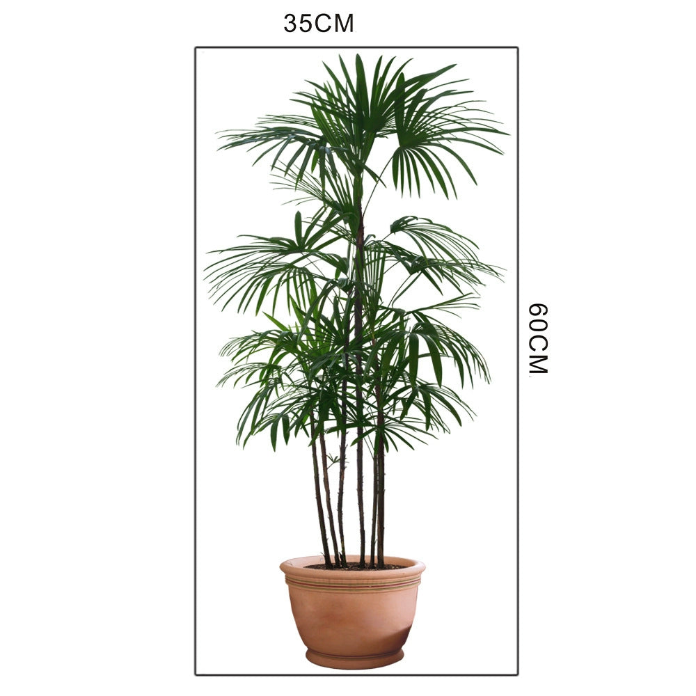 Vertical Self-Adhesive Entrance Painting Bonsai Artificial Green Plant