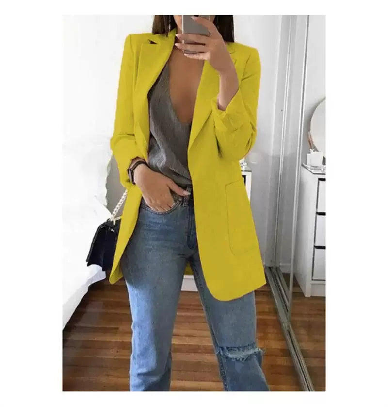 New Ladies Blazers Fashion Jacket Suit Office Blazers Outwear Female