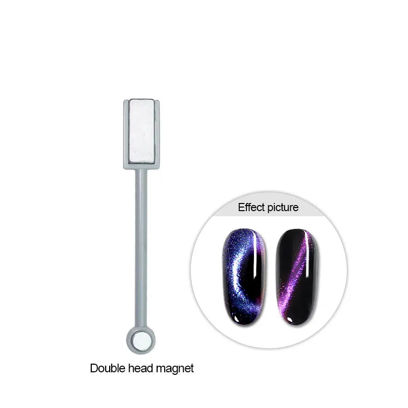 Clou Beaute Red Green Crystal Cat Eye Magnetic Gel Nail Polish 9D Galaxy Effect Holographic Reflective UV LED Varnish Nail Art