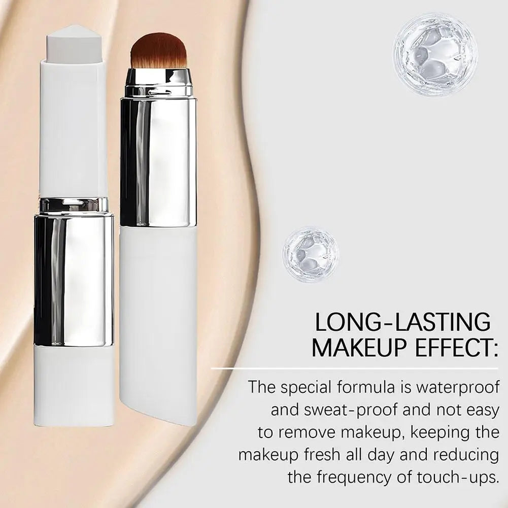 2-in-1 Color Changing Foundation Stick Lightweight Moisturizing Brightening Color Changing Foundation Makeup Base Cosmetics