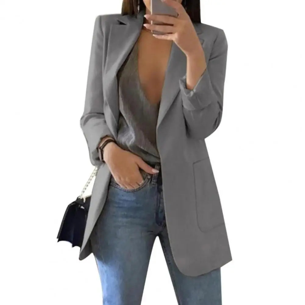 European And American Women Fashion Casual Suit Slim Fit Cardigan Oversized Women s Suit Coat 2023 Ladies Jacket Blazer