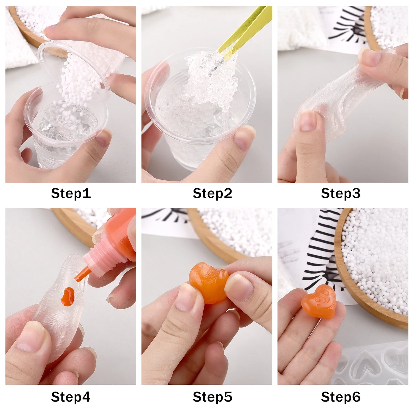 20-500g Polymorph Resin Clay Thermoplastic Crystal Clay Friendly Plastic Aka Polycaprolactone DIY Ceramics Resin Mold Material