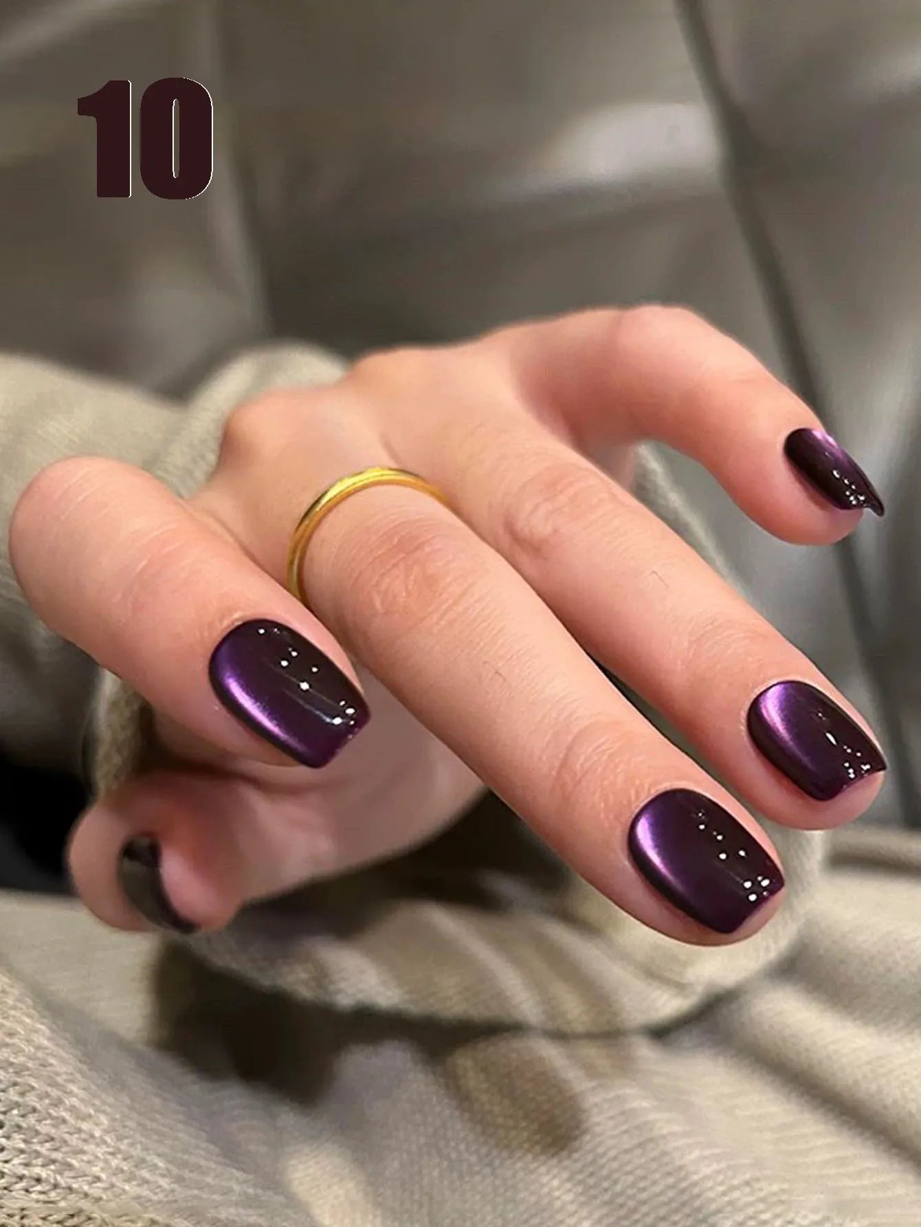 MIANEL 12ML 1-21PCS Red Ocean Cat Eye Gel Nail Polish 2025 Flash Glass Beads Cat Magnetic Gel Red Nails Blue Nails Summer Nails