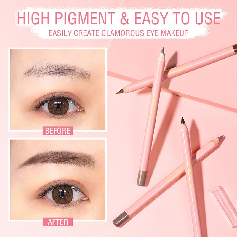 Not Easy To Smudge Anti-smudge Eyebrow Pencil Smooth Natural Eyebrow Pencil Does Not Take Off Makeup Waterproof Eyebrow Pencil