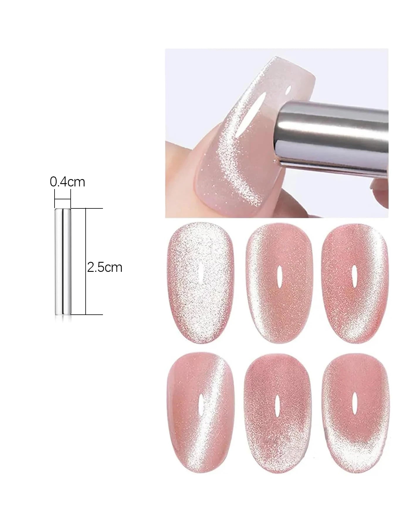 MIANEL 12ML 1-21PCS Red Ocean Cat Eye Gel Nail Polish 2025 Flash Glass Beads Cat Magnetic Gel Red Nails Blue Nails Summer Nails