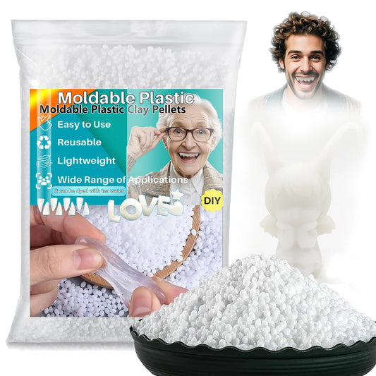 Moldable Plasti - party temporary teeth decoration, thermoplastic bead multi shaped plastic melt reusable hot bead crafts, DIY r