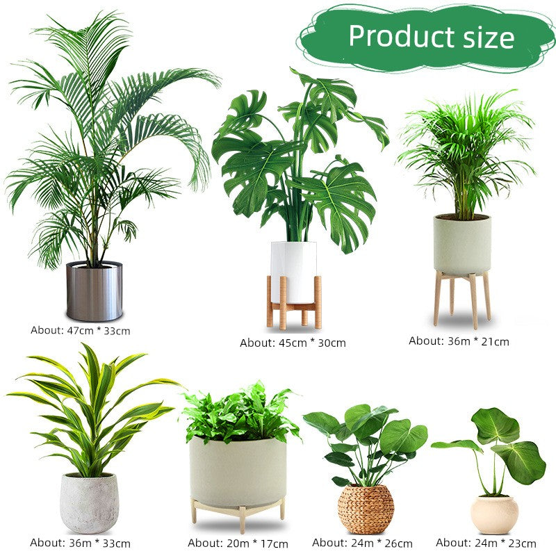 Vertical Self-Adhesive Entrance Painting Bonsai Artificial Green Plant