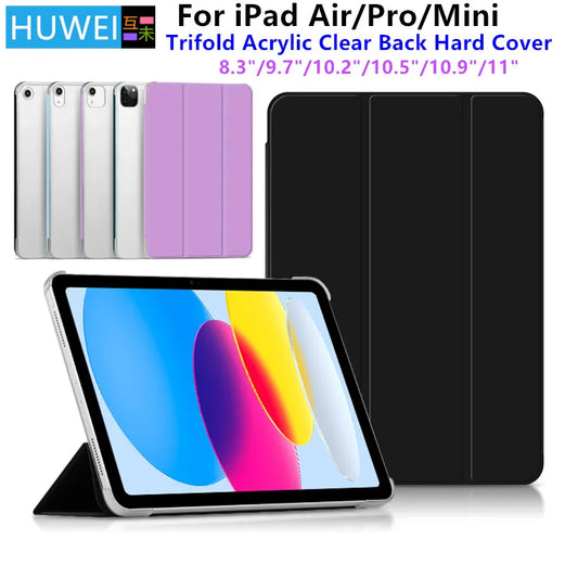 For iPad Case for iPad A16 11th 10th 10.2 9th 8th 7th Generation Cover for iPad Air 6 11 5 4 10.9 9.7 Mini 6 7 A17 Pro 11 Funda