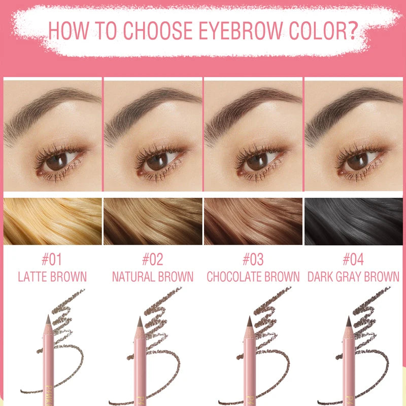 Not Easy To Smudge Anti-smudge Eyebrow Pencil Smooth Natural Eyebrow Pencil Does Not Take Off Makeup Waterproof Eyebrow Pencil