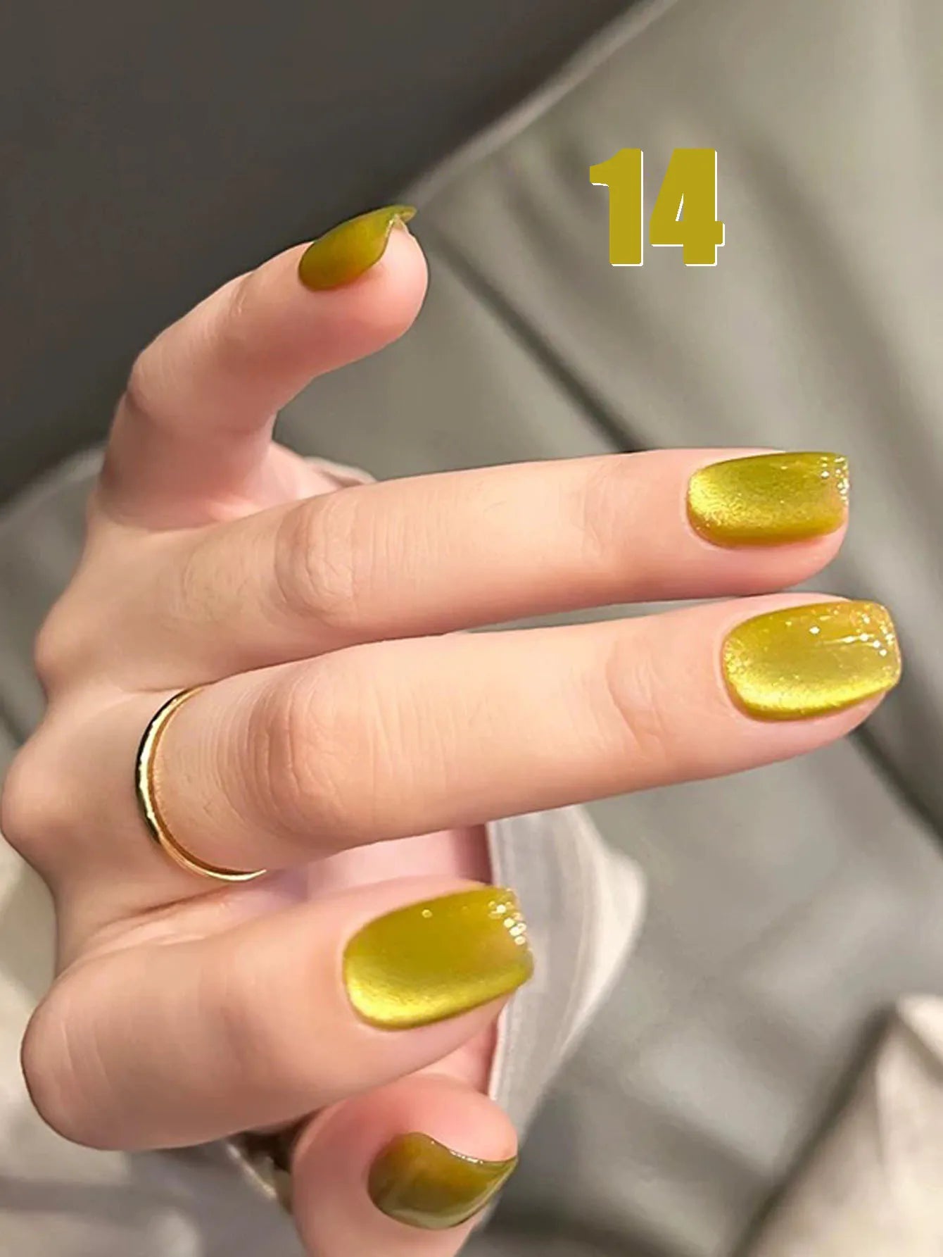MIANEL 12ML 1-21PCS Red Ocean Cat Eye Gel Nail Polish 2025 Flash Glass Beads Cat Magnetic Gel Red Nails Blue Nails Summer Nails