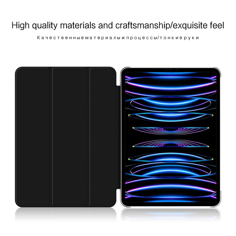 For iPad Case for iPad A16 11th 10th 10.2 9th 8th 7th Generation Cover for iPad Air 6 11 5 4 10.9 9.7 Mini 6 7 A17 Pro 11 Funda