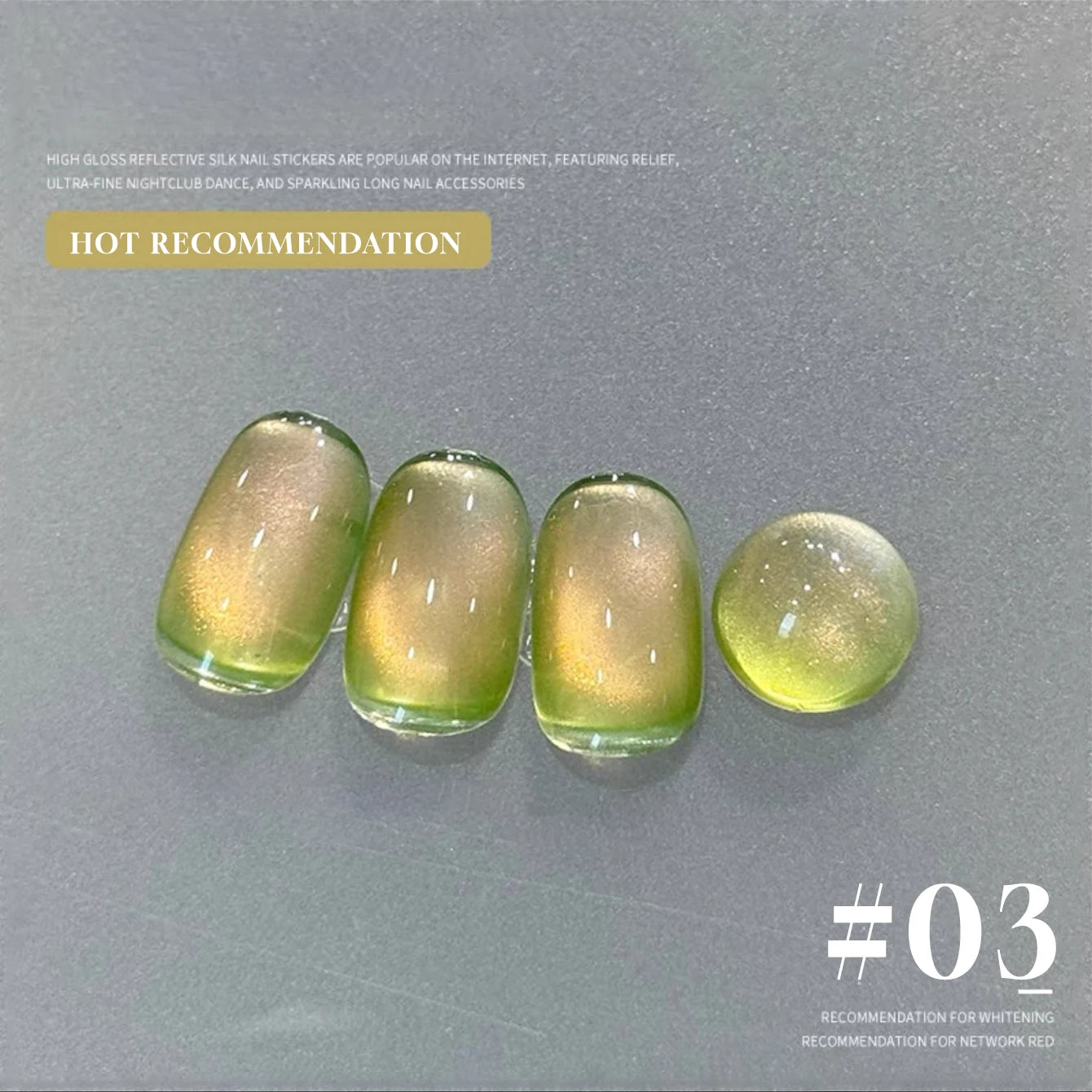 MIANEL 12ML 1-21PCS Red Ocean Cat Eye Gel Nail Polish 2025 Flash Glass Beads Cat Magnetic Gel Red Nails Blue Nails Summer Nails