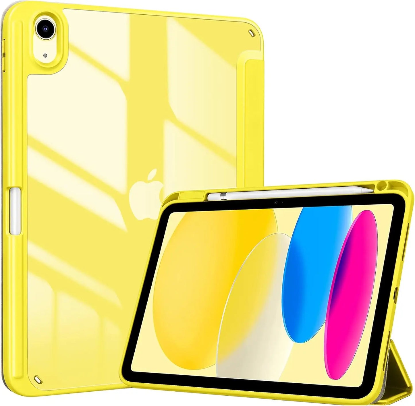 for iPad (A16) 11th Generation 11 Inch 2025/10th Generation 10.9 Inch 2022 Case  Pencil Holder,Hybrid iPad 11 10 Case with Clear