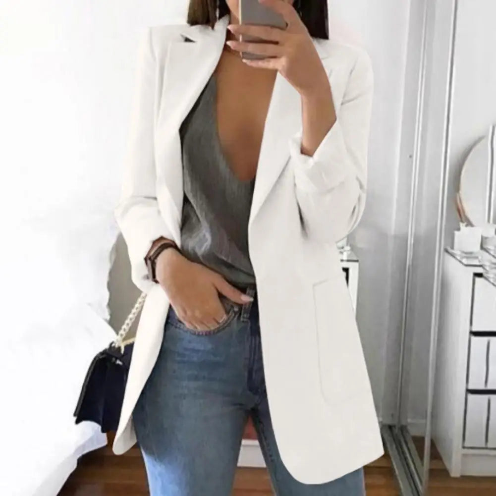 European And American Women Fashion Casual Suit Slim Fit Cardigan Oversized Women s Suit Coat 2023 Ladies Jacket Blazer