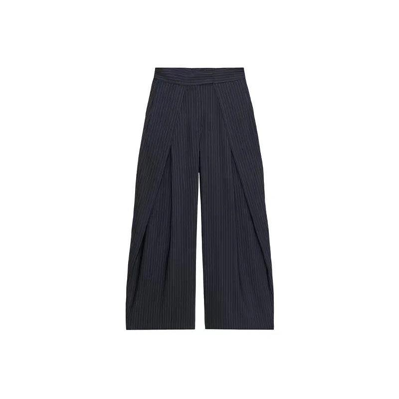 Chic Ripped Zipper Blue jeans Women Low Waist Pocket Female Wide Leg Denim Pants 2025 Autumn Loose Street Lady Trousers New