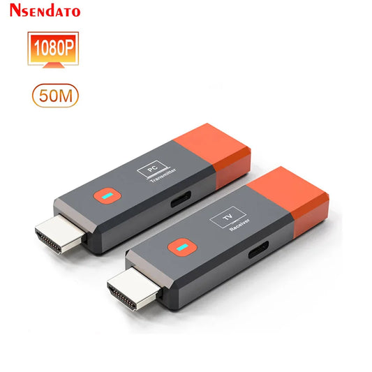 HDMI Wireless Transmitter And Receiver 1080P 50M HDMI Wireless Video TV Stick Display Extender For Camera Laptop PC to TV